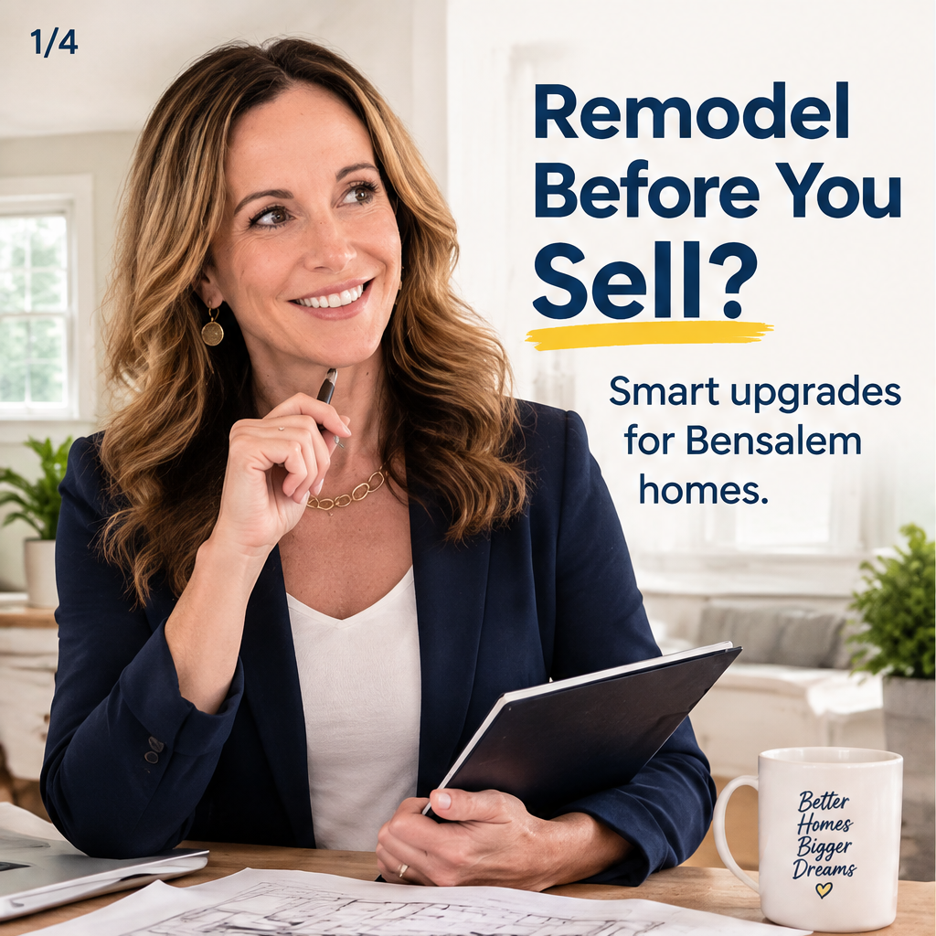 Remodel Before You Sell? Smart Upgrades for Bensalem Homes